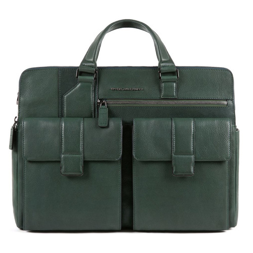 

Портфель Piquadro Kobe CA4938S105/VE зеленый натур.кожа