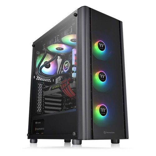 

Корпус ATX Thermaltake V250 TG ARGB, Midi-Tower, без БП, черный [ca-1q5-00m1wn-00], V250 TG ARGB