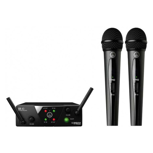 

Радиосистема AKG WMS40 Mini2 Vocal Set BD US45A/C беспровод. черный