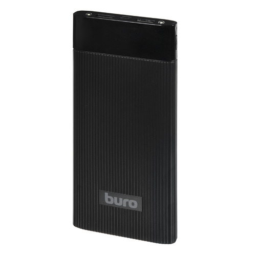 фото Внешний аккумулятор (power bank) buro rlp-12000-b, 12000мaч, черный