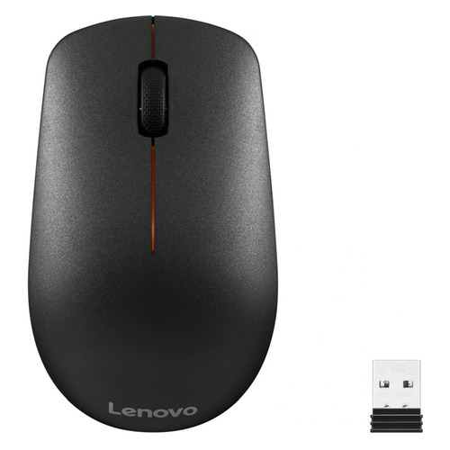 

Мышь Lenovo 400, оптическая, беспроводная, USB, черный [gy50r91293], 400