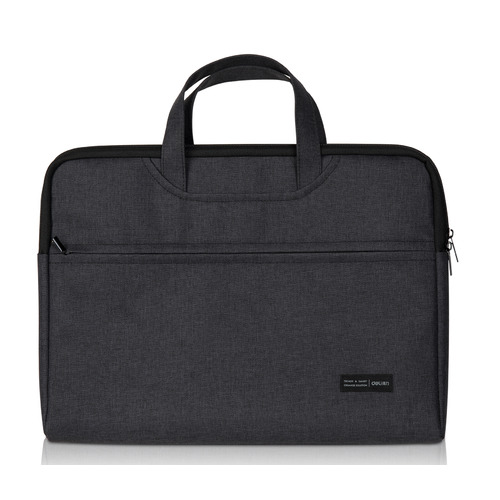 

Папка-портфель DELI 5590BLACK, 1 отд., A4, текстиль, черный