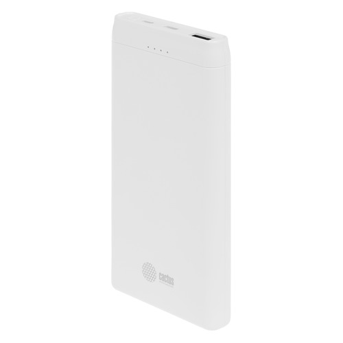 

Внешний аккумулятор (Power Bank) Cactus CS-PBFSMT-10000, 10000мAч, белый, CS-PBFSMT-10000