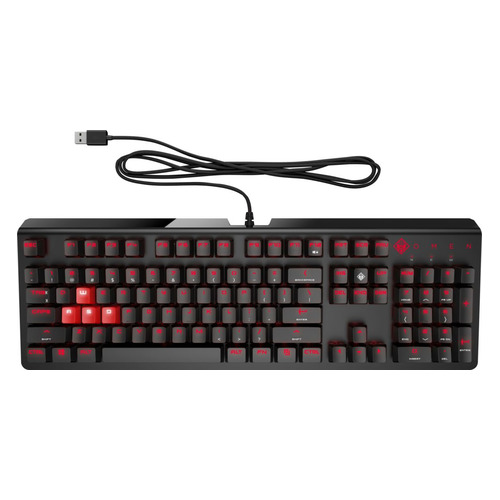 фото Клавиатура hp omen encoder gaming bwn, usb, коричневый [6yw75aa]