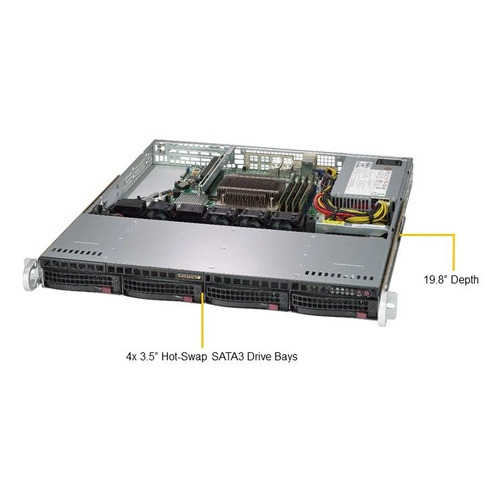 

Платформа SuperMicro SYS-5019C-M C246 1G 2Р 1x350W, SYS-5019C-M