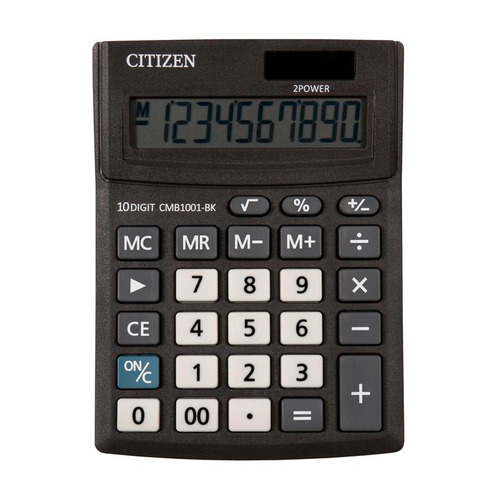 

Калькулятор Citizen CMB1001BK, 10-разрядный, черный, CMB1001BK