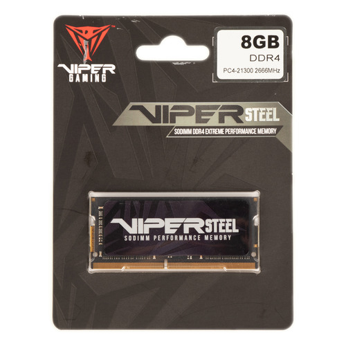 фото Модуль памяти patriot viper steel pvs48g266c8s ddr4 - 8гб 2666, so-dimm, ret