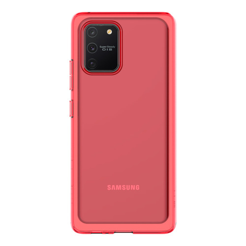 

Чехол (клип-кейс) SAMSUNG araree S cover, для Samsung Galaxy S10 Lite, красный [gp-fpg770kdarr]