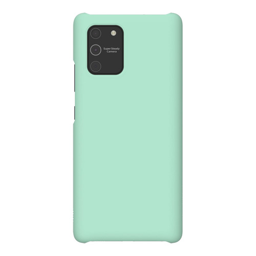 

Чехол (клип-кейс) SAMSUNG WITS Premium Hard Case, для Samsung Galaxy S10 Lite, мятный [gp-fpg770wsamr]