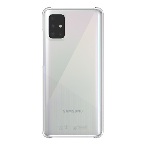 фото Чехол (клип-кейс) samsung wits premium hard case, для samsung galaxy a51, прозрачный [gp-fpa515wsatr]