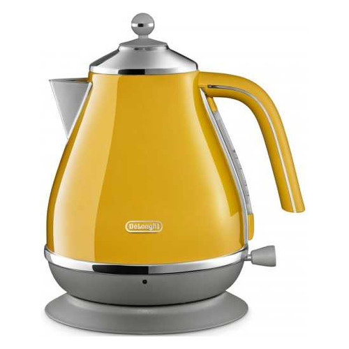 

Чайник электрический DELONGHI KBOC2001.Y, 2000Вт, желтый
