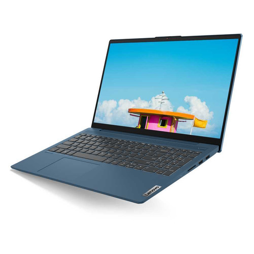 фото Ноутбук lenovo ideapad ip5 15iil05, 15.6", ips, intel core i5 1035g1 1.0ггц, 8гб, 256гб ssd, intel uhd graphics , windows 10, 81yk001gru, синий