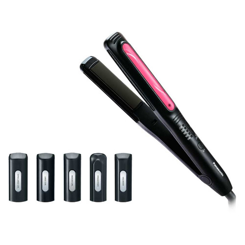 

Выпрямитель для волос PANASONIC EH-HV52-K865, черный и розовый, EH-HV52-K865