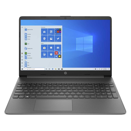 фото Ноутбук hp 15s-fq1028ur, 15.6", ips, intel core i5 1035g1 1.0ггц, 8гб, 256гб ssd, intel uhd graphics , windows 10, 9rl54ea, серый