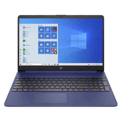 фото Ноутбук hp 15s-fq1029ur, 15.6", ips, intel core i5 1035g1 1.0ггц, 8гб, 256гб ssd, intel uhd graphics , windows 10, 9rl53ea, синий