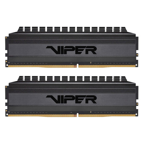 фото Модуль памяти patriot viper 4 blackout pvb416g320c6k ddr4 - 2x 8гб 3200, dimm, ret