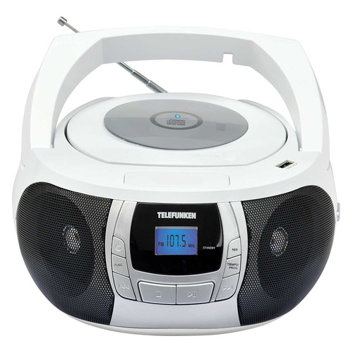 

Аудиомагнитола TELEFUNKEN TF-CSRP3498B, белый и черный, TF-CSRP3498B
