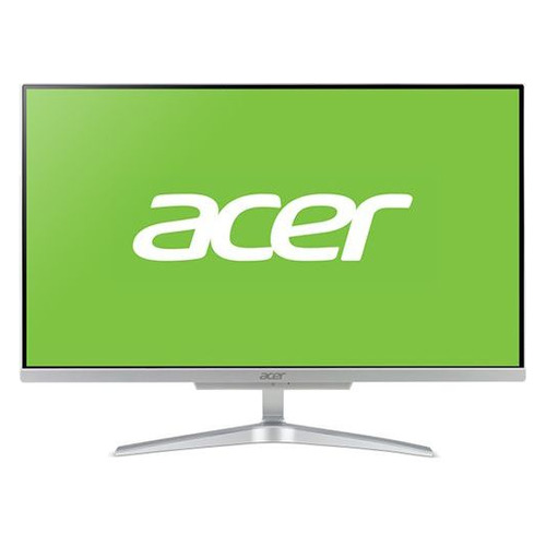 фото Моноблок acer aspire c24-320, 23.8", amd a9 9425, 4гб, 256гб ssd, amd radeon r5, windows 10 home, серебристый [dq.bbker.006]