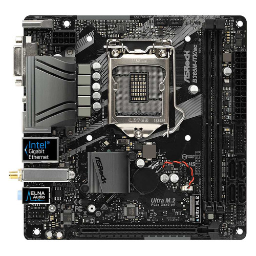 фото Материнская плата asrock b365m-itx/ac, lga 1151v2, intel b365, mini-itx, ret