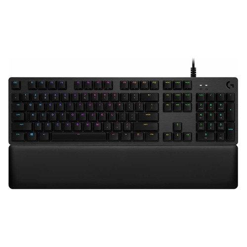 фото Клавиатура logitech g513 tactile (gx brown switches), usb, c подставкой для запястий, черный [920-009329]