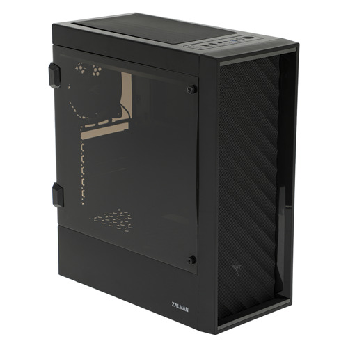 

Корпус ATX Zalman ZM-T7, Midi-Tower, без БП, черный, ZM-T7