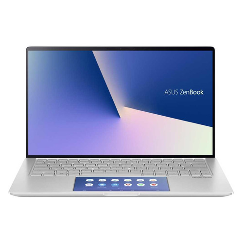 фото Ноутбук asus zenbook ux334flc-a3229t, 13.3", ips, intel core i5 10210u 1.6ггц, 8гб, 512гб ssd, nvidia geforce mx250 - 2048 мб, windows 10 home, 90nb0mw6-m05840, серебристый