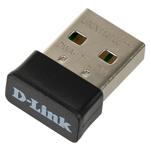 

Сетевой адаптер WiFi D-Link DWA-171/RU USB 2.0 [dwa-171/ru/d1a], Черный, DWA-171/RU