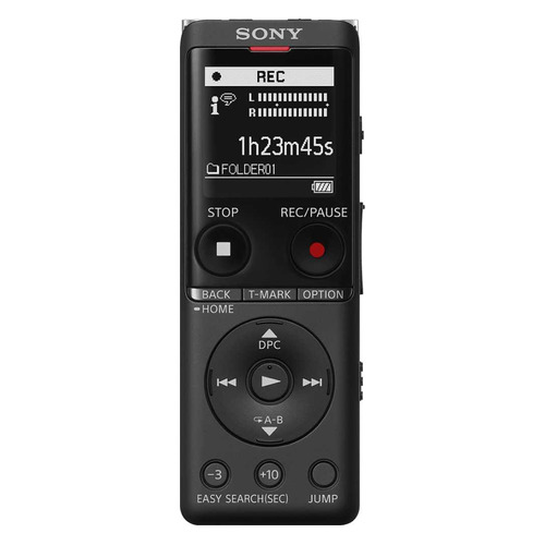 фото Диктофон sony icd-ux570b 4 gb, черный [icdux570b.ce7]