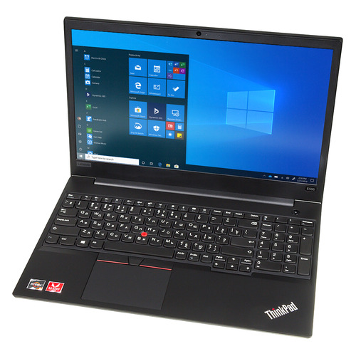 фото Ноутбук lenovo thinkpad e595, 15.6", ips, amd ryzen 5 3500u 2.1ггц, 16гб, 512гб ssd, amd radeon vega 8, windows 10 professional, 20nfs1bq00, черный