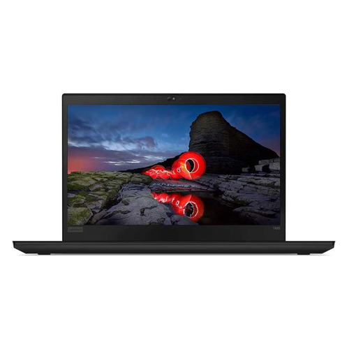 фото Ноутбук lenovo thinkpad t495, 14", ips, amd ryzen 5 pro 3500u 2.1ггц, 8гб, 256гб ssd, amd radeon vega 8, windows 10 professional, 20nj0012rt, черный