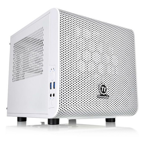 

Корпус miniITX Thermaltake Core V1 Snow, Desktop, без БП, белый [ca-1b8-00s6wn-01], V1 Snow