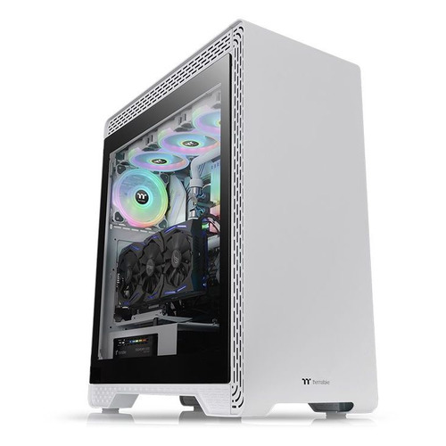 

Корпус ATX Thermaltake S500 TG, Midi-Tower, без БП, белый [ca-1o3-00m6wn-00], S500 TG