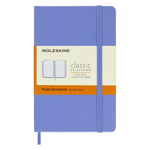 

Блокнот MOLESKINE Classic, 192стр, в линейку, твердая обложка, голубая гортензия [mm710b42]