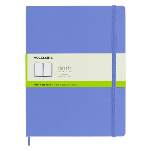 

Блокнот MOLESKINE Classic, 192стр, без разлиновки, твердая обложка, голубая гортензия [qp092b42]