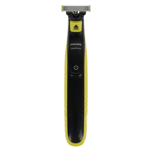 

Триммер Philips OneBlade QP2520/60 с 3 насадками и дополнительным лезвием, черный/салатовый, QP2520/60