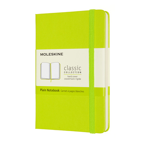 

Блокнот MOLESKINE Classic, 192стр, без разлиновки, твердая обложка, лайм [qp012c2]