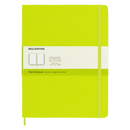 

Блокнот MOLESKINE Classic, 192стр, без разлиновки, твердая обложка, лайм [qp092c2]