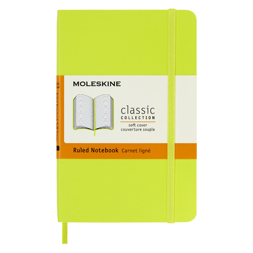 

Блокнот MOLESKINE Classic Soft, 192стр, в линейку, мягкая обложка, лайм [qp611c2]