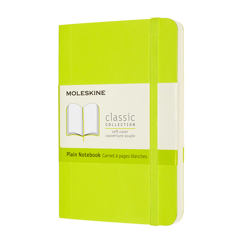

Блокнот MOLESKINE Classic Soft, 192стр, без разлиновки, мягкая обложка, лайм [qp613c2]
