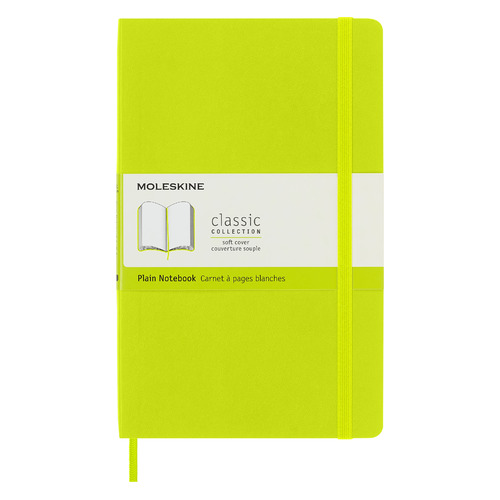 

Блокнот MOLESKINE Classic Soft, 240стр, без разлиновки, мягкая обложка, лайм [qp618c2]