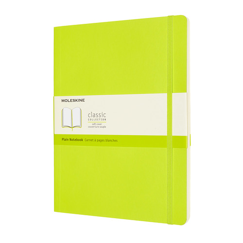 

Блокнот MOLESKINE Classic Soft, 192стр, без разлиновки, мягкая обложка, лайм [qp623c2]