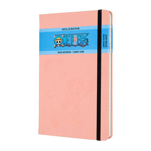 

Блокнот MOLESKINE Limited Edition, 240стр, в линейку, твердая обложка, розовый [leopqp060a], One Piece