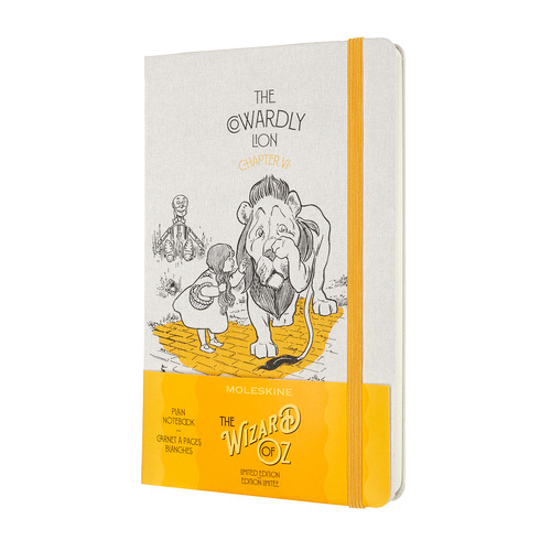 

Блокнот Moleskine Limited Edition, 240стр, без разлиновки, белый [lewozqp062cl], Wizard of Oz