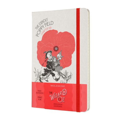 

Блокнот Moleskine Limited Edition, 240стр, в линейку, белый [lewozqp060pf], Wizard of Oz