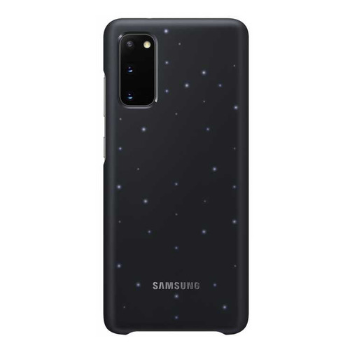 фото Чехол (клип-кейс) samsung smart led cover, для samsung galaxy s20, черный [ef-kg980cbegru]