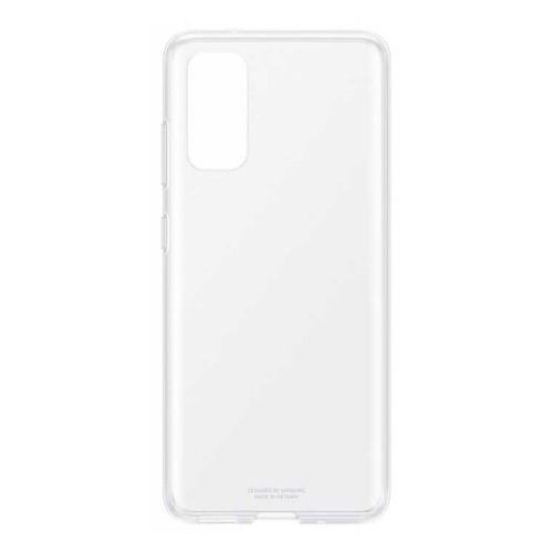 фото Чехол (клип-кейс) samsung clear cover, для samsung galaxy s20, прозрачный [ef-qg980ttegru]