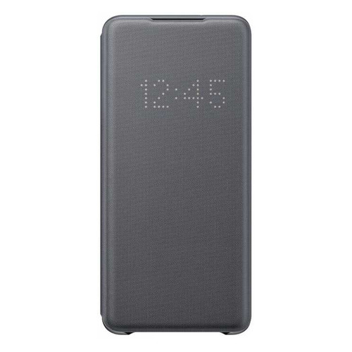 фото Чехол (флип-кейс) samsung smart led view cover, для samsung galaxy s20+, серый [ef-ng985pjegru]