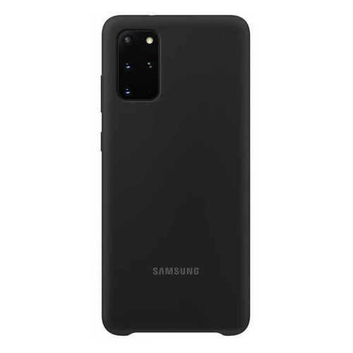 Чехол (клип-кейс) SAMSUNG Silicone Cover, для Samsung Galaxy S20+, черный [ef-pg985tbegru]