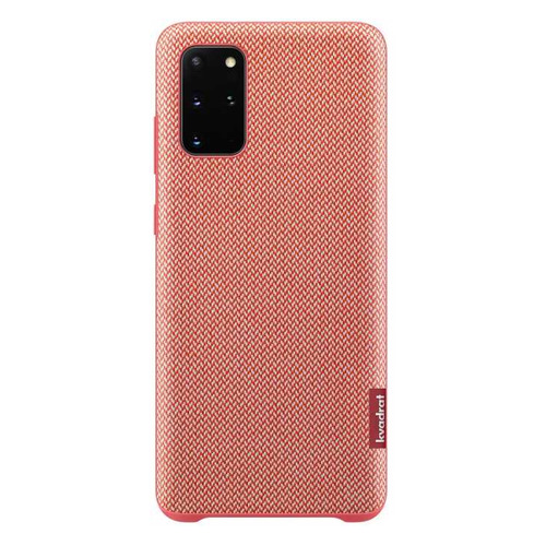 фото Чехол (клип-кейс) samsung kvadrat cover, для samsung galaxy s20+, красный [ef-xg985fregru]