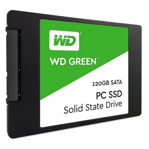 

SSD накопитель WD Green WDS120G2G0A 120ГБ, 2.5", SATA III, WDS120G2G0A